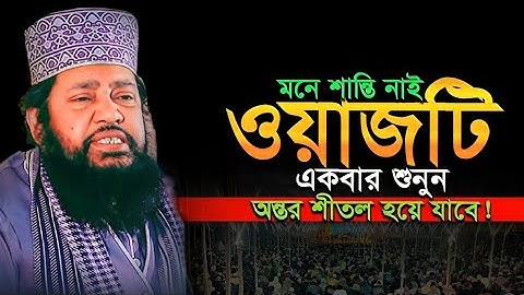 মনে শান্তি নাই একবার হলেও শুনুন অন্তর শীতল হয়ে যাবে | আল্লামা তারেক মনোয়ার | নতুন বাংলা ওয়াজ ২০২৫