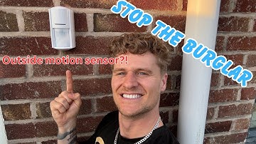 Outside alarm motion sensor - The future of security?
