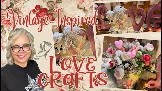 *NEW FOR 2024* Vintage Inspired LOVE Projects 🌸🌿💞 Hobby Lobby Thrift Flip Floral