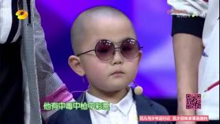 《快乐大本营》- 张峻豪《Gentleman》《贵妃醉酒》萌娃示愛PSY鸟叔 Happy Camp : Zhang Junhao Preform Gentleman With PSY【湖南卫视】