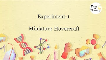 Simple science  ( air pressure and friction) behind "Hovercraft"