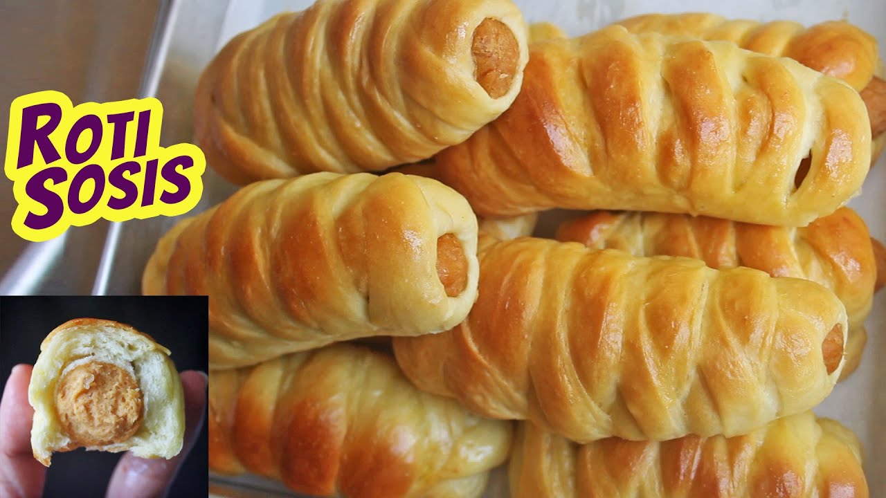 ⁣Nguleni 5 menit, rasanya udah kayak di bakery top | Roti Sosis