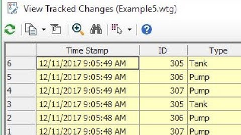 Using Change Tracking for insights into hydraulic model changes