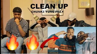 Chunkz X Yung Filly - Clean Up [Music Video] (REACTION)