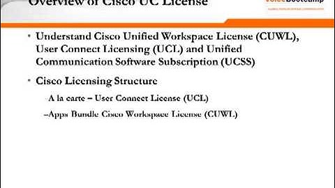 CCNP Voice Plus Module 3 Undering Cisco UC Workspace and User Connect Licensing   YouTube
