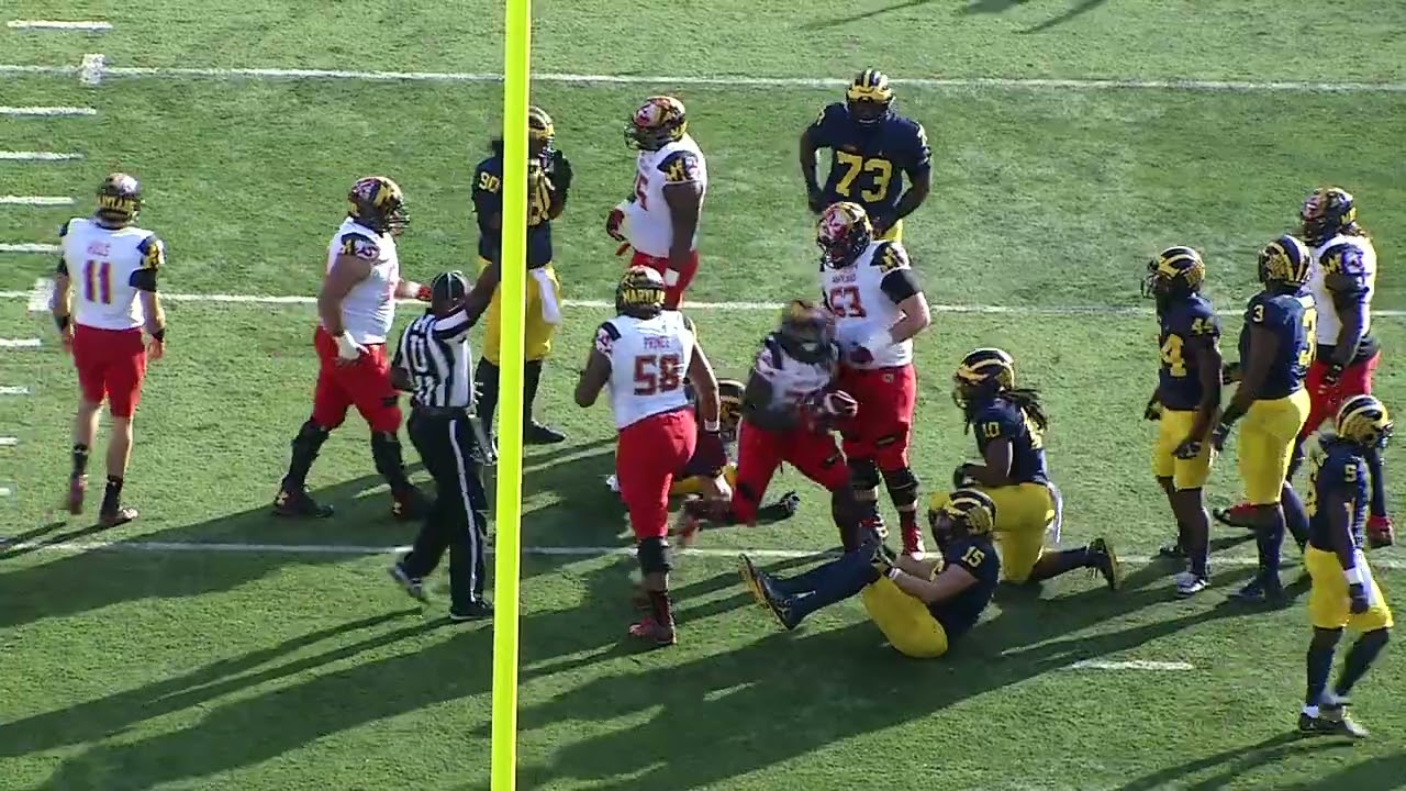 All-22 game film of Maryland's offense vs Michigan's Defense from their 2016 game.