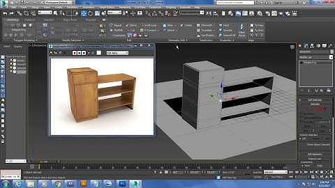 Tutorial on Modeling a study Table in 3dsmax. ( For Begineers)
