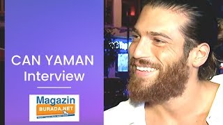 Can Yaman  ❖ Street Interview ❖ Magazin Burada ❖ English ❖  2019