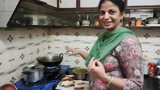 Tea time।। ਦੁਪਹਿਰ ਦੀ ਚਾਹ ਅਤੇ ਬ੍ਰੈੱਡ ਪਕੌੜਾ।। working women stories ?