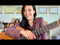 Tremolo (part 2), speed up with a beautiful chord progression, Classical Guitar Tutorial by Thu Le