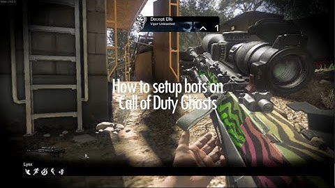 IW6X How To Setup Bots on Call of Duty Ghosts