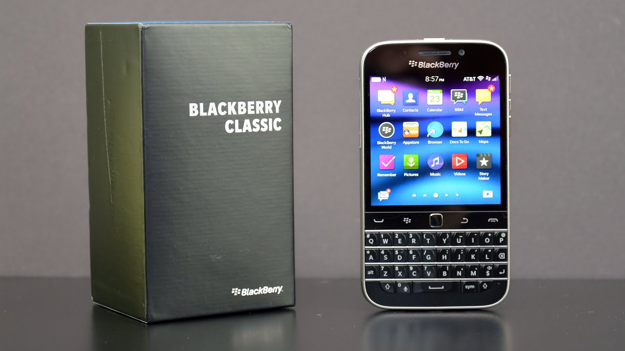 BlackBerry Classic - Auspacken und Überprüfen