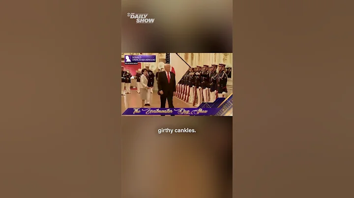 An excellent showing at Westminster by Donald the Old American Beaverhound #dailyshow #trump