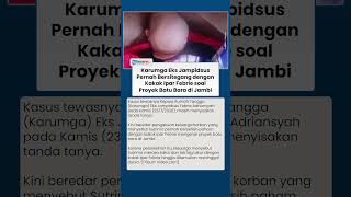 Sebelum Tewas, Karumga Eks Jampidsus Ketakutan karena Kakak Ipar Febrie Perkara Proyek Batu Bara