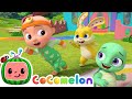 Duck duck goose  cocomelon animal time  animals for kids