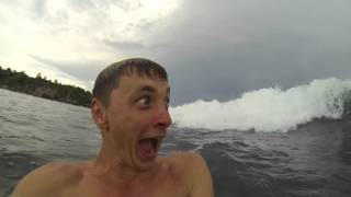 How to Catch and Surf white water waves - Learn in Paradise with Instructor Mariano Dojas
