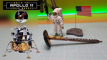 Build the Apollo 11 Lunar Module - Part 4 - Landing Gear and Astronaut PLSS and OPS