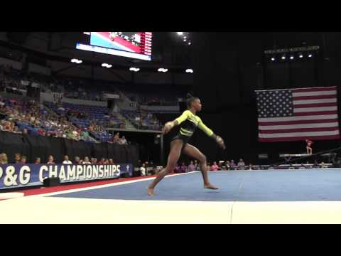 Trinity Thomas - Floor Exercise - 2016 P&G Gymnastics Championships – Jr. Women Day 1