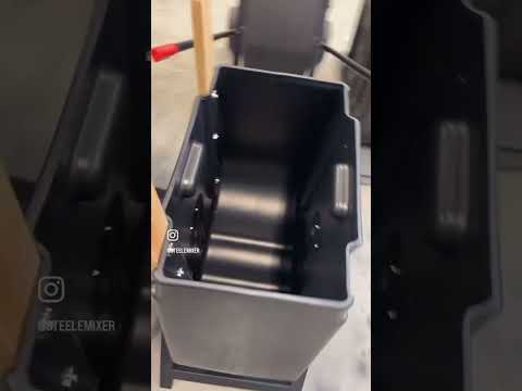 The easiest way to mix concrete.#howto #newtools #offgridliving #concretemixer #mudmixer #offthegrid