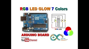 TISHITU RGB LED Glow with Proteus simulator and Arduino Board
