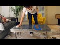 Casting DIY Concrete Table in My Apartment