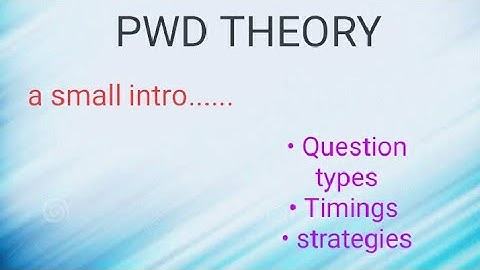 PWD THEORY FOR DIVISIONAL ACCOUNTANT EXAM ( TAMIL)