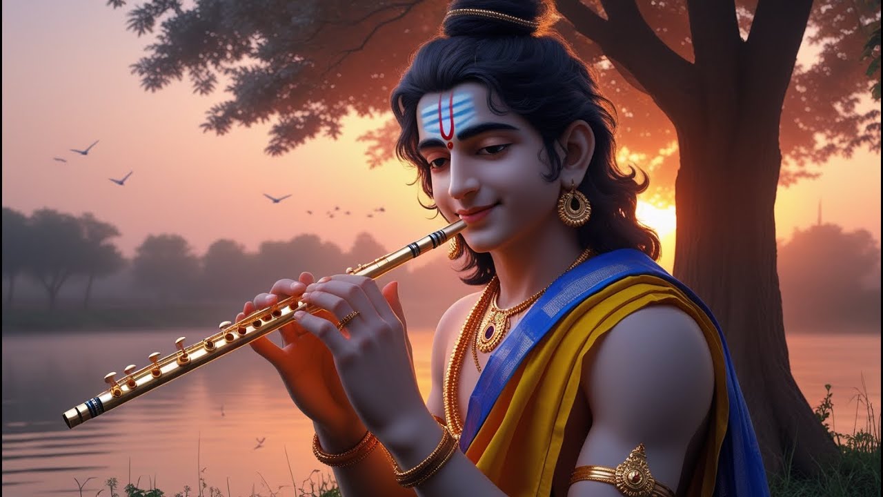 Krishna Lofi Bhajan | Slowed + Reverb Shyam Ki Bansuri Wali Dhun 🕉️ Chill Out Vibes with Soft Flute