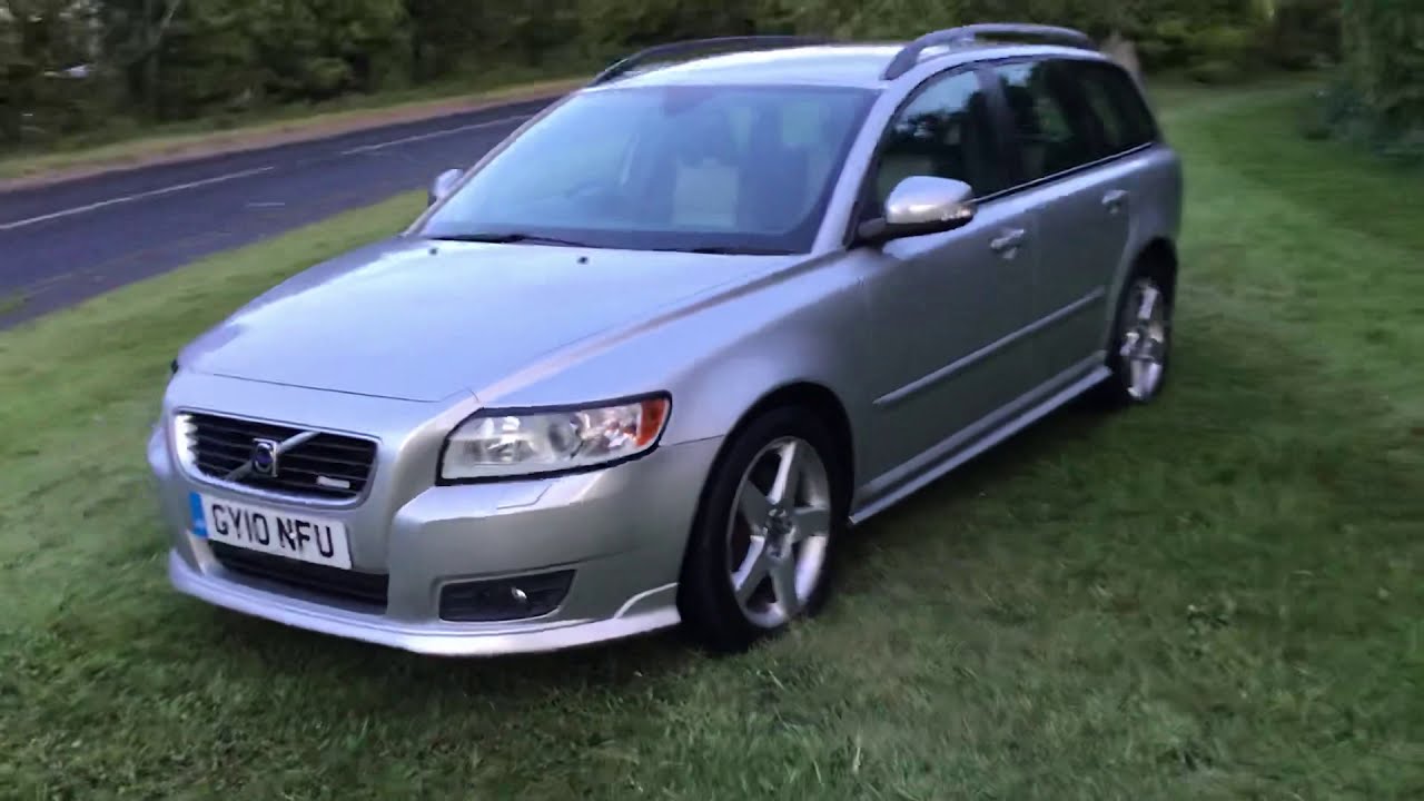 2010 VOLVO V50 2.0 R DESIGN (PREMIUM PACK) 5 DOOR ESTATE DIESEL BRILLIANT SILVER MANUAL
