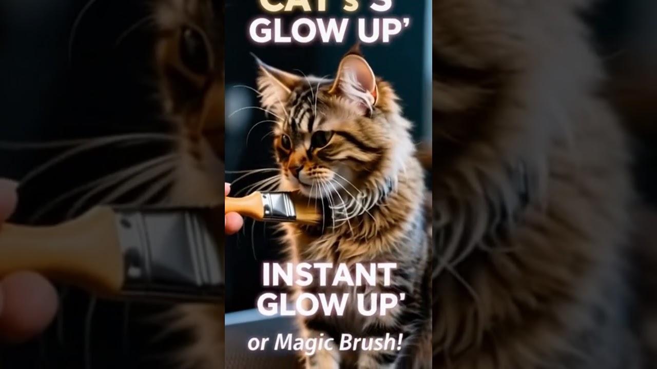 The ultimate cat glow up! 