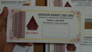 Yuli & Nelson - Pondok Kopi, Jakarta Timur. Undangan Batak