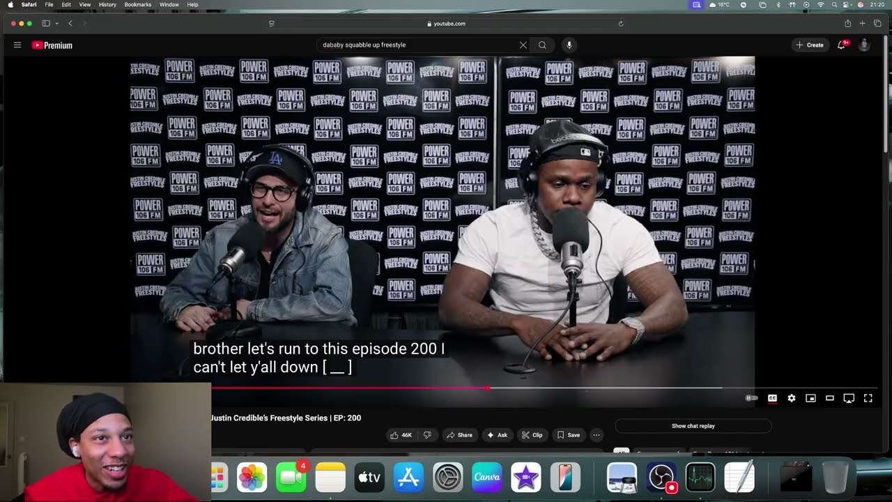 DaBaby Raps On Power 106 Las Angeles Freestyle Series | EP 200 (Reaction)