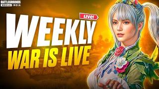 BGMI WEEKLY WAR SEASON 4 DAY 2 ll GRINDING FOR BMPS (23 APR)