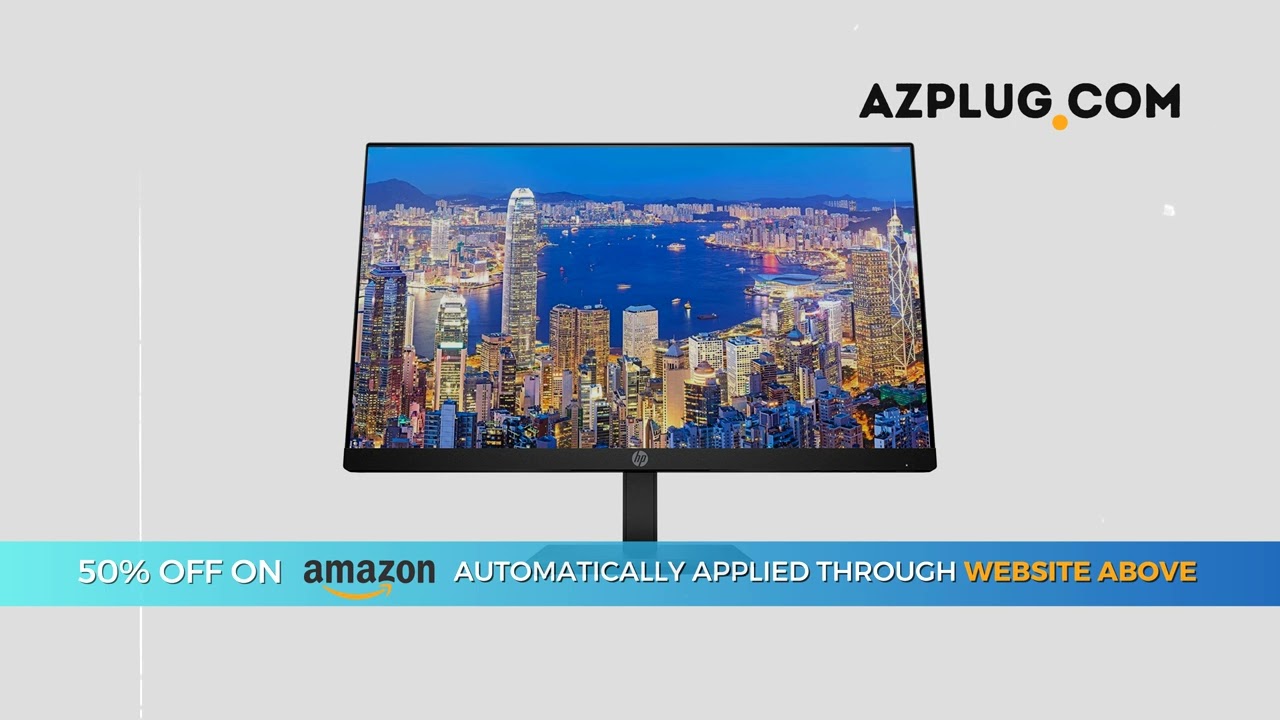 HP P224 21.5 Inch FHD LED-Backlit LCD IPS Anti-Glare Monitor (HDMI, VGA, DisplayPort) 2-Pack Bundle