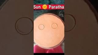 emoji paratha for kids 1 #roti #sun #emoji #creative #innovation #kids #lunch #snacks #lunchbox