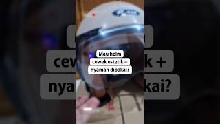 Helm Bogo Cewek Estetik Rsix Esperanza Half Face Pilot Hijab Friendly Helem Wanita Sni Cepol Terbaru