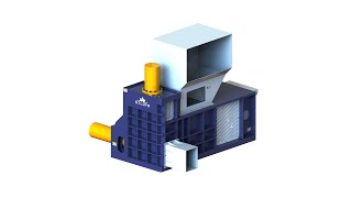 Corn Cob Press Packing Baler Machine
