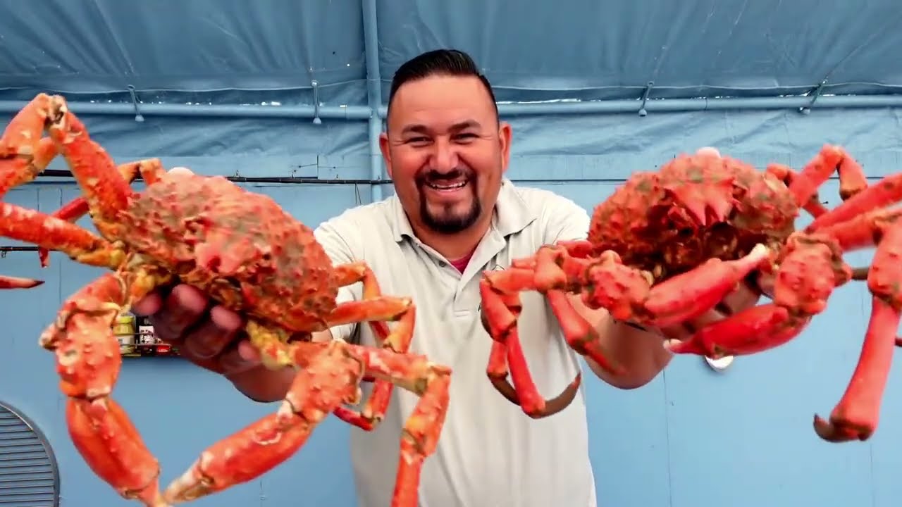 Cangrejo gigante en mantequilla