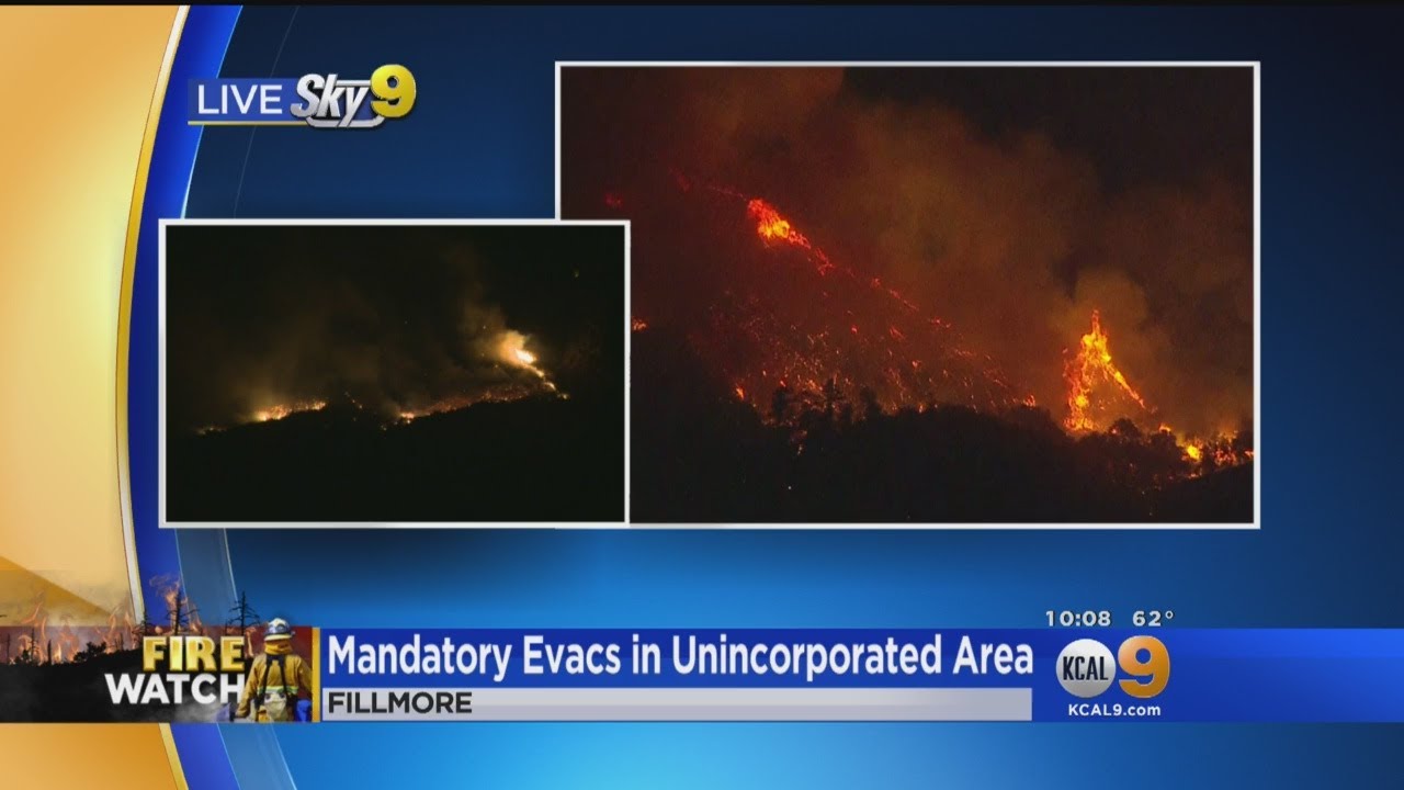 Thomas Fire Spreads To Unincorporated Area Of Fillmore