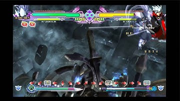 Hakumen CSE: (0) 6a AA CH, 2c＞sj.2a, j.2c, 2c＞(s)j.2a, AD j.2a, j.C, 5c, 3c