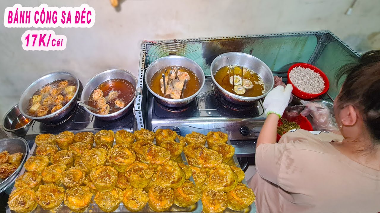Bất Ngờ Xe BÁNH CỐNG SA ĐÉC bán gần 900 Cái/ngày thời... - youtube