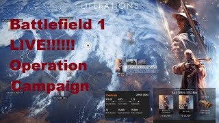 Battlefield 1 version 1.22 Operation Campaign - PS4 live - 20180425