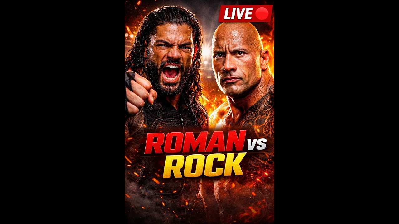 🔥 Roman Reigns vs The Rock LIVE 🔴 | Bloodline War 😱 | WWE 