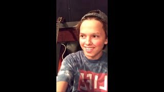 Jacob Sartorius Instagram Live [August 4, 2017]