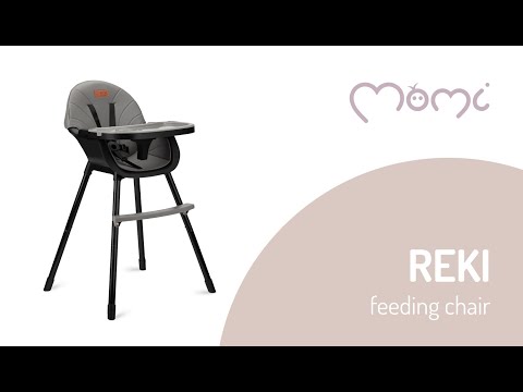 Стілець для годування MoMi Reki Grey, видео 1