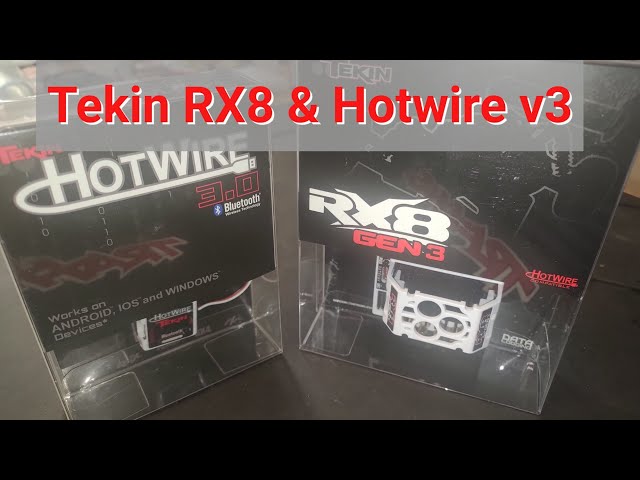 Tekin RX8 and Hotwire v3 unboxing 1st look - YouTube