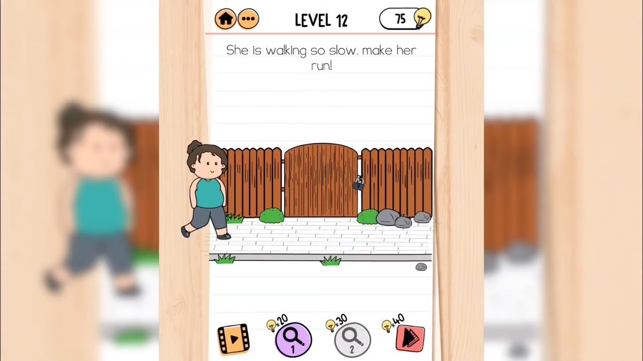 Brain Test 2 Fitness with Cindy Level 12 She is walking so slow