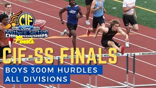 2025 TF - CIF-SS Ford Track & Field Finals - Boys 300M Hurdles all divisions