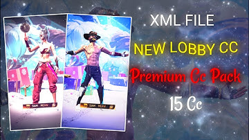 Free Fire New Lobby Top 15 Cc Xml || Free New Lobby Cc || Alight Motion Edit