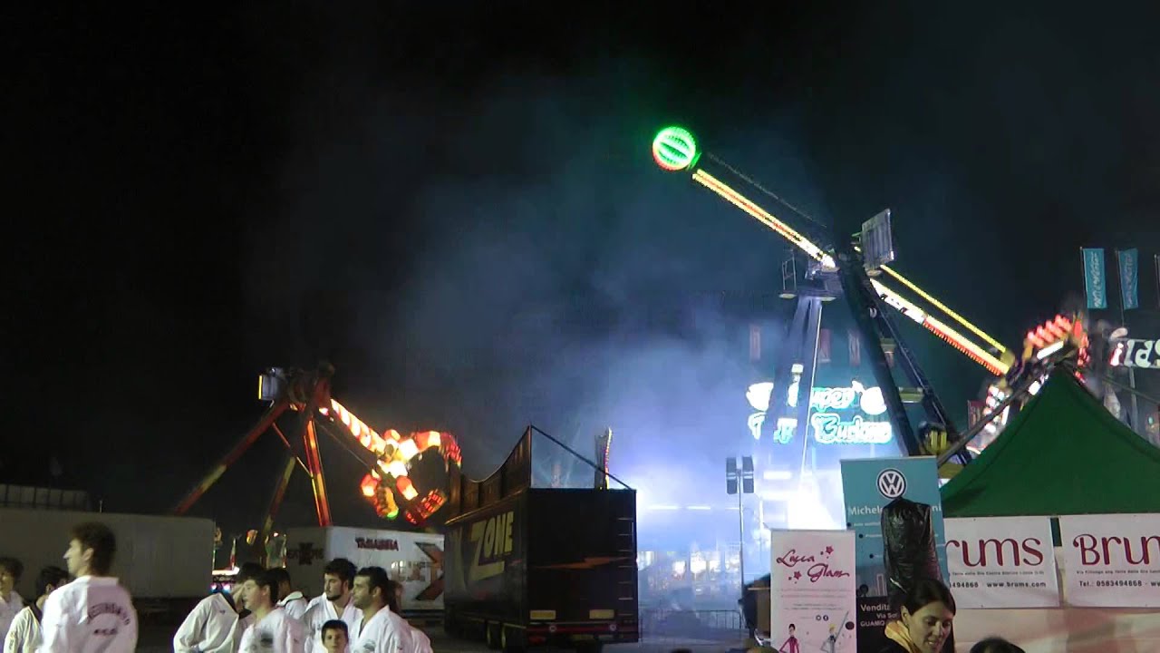 LUNA PARK LUCCA - CHE SPETTACOLO DI GIOSTRE - LUCCA 12-9-2015