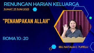 RHK, Jumat 23 Juni 2023 || Roma 10:20 || Penampakan Allah.